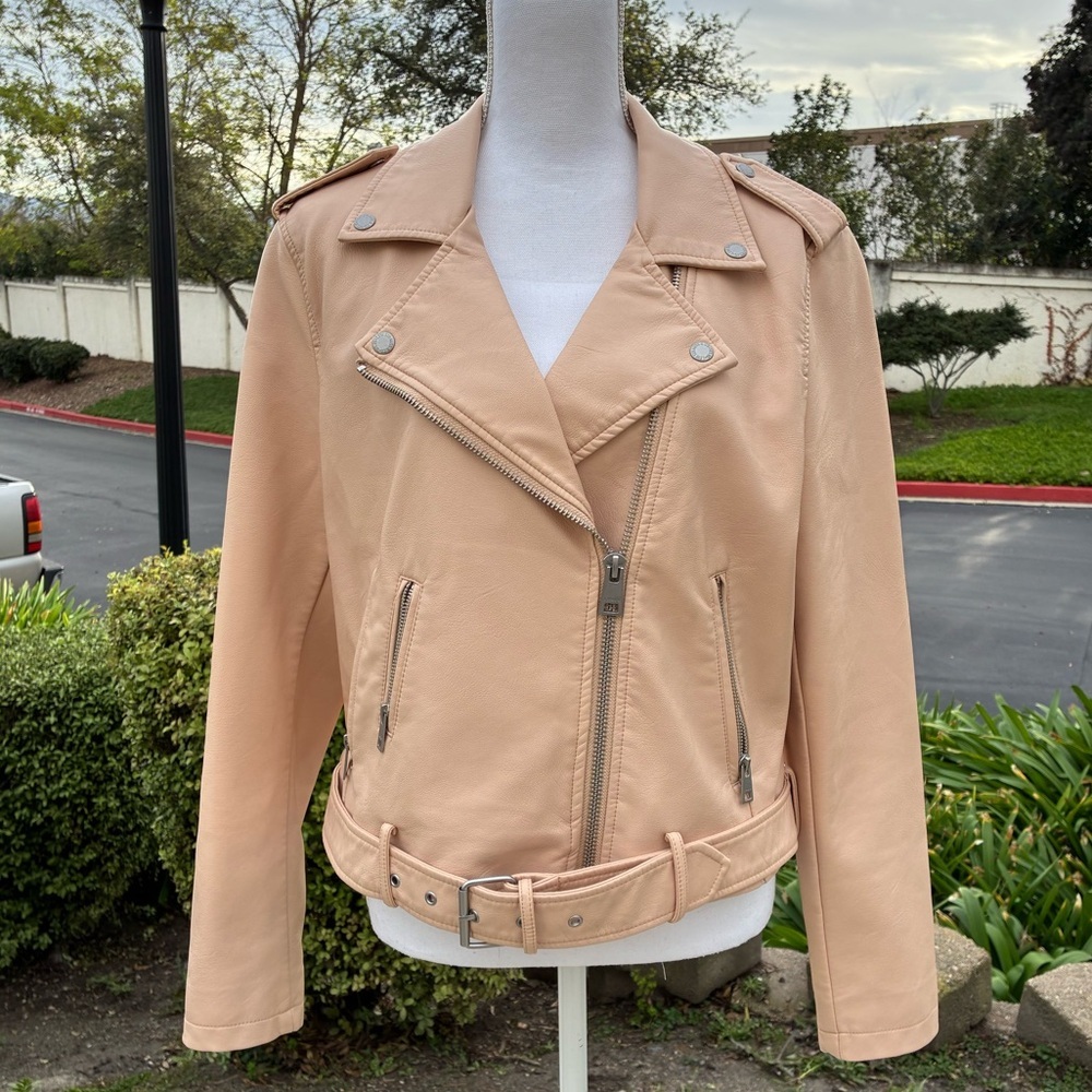 Levi’s Faux Leather  Moto Jacket NWOT Size Large